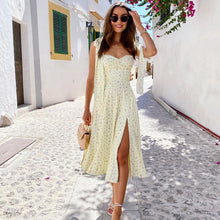 Load image into Gallery viewer, Women Elegant Slit Long Dress
