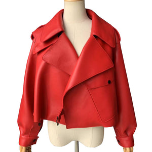2019 Genuine Leather Jacket for Women in Various Color