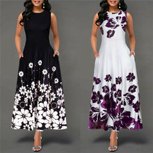 Load image into Gallery viewer, 2019 Women&#39;s Floral Printed Bohemian Maxi Dress (Sleeveless)