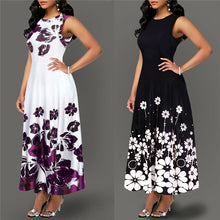 Load image into Gallery viewer, 2019 Women&#39;s Floral Printed Bohemian Maxi Dress (Sleeveless)