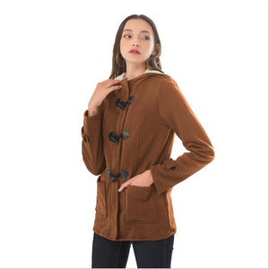 2019  Women's Hooded Trench Coat