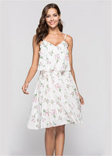 Load image into Gallery viewer, Women&#39;s Cherry Print  Sleeveless Dress