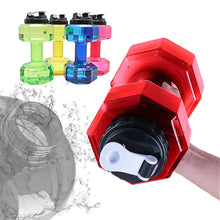 Load image into Gallery viewer, Dumbbell Shaped Water Bottle