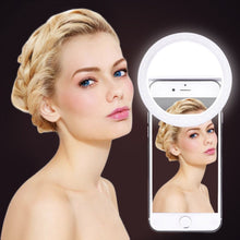 Load image into Gallery viewer, Light Enhancing  Selfie Ring ( USB Charging)