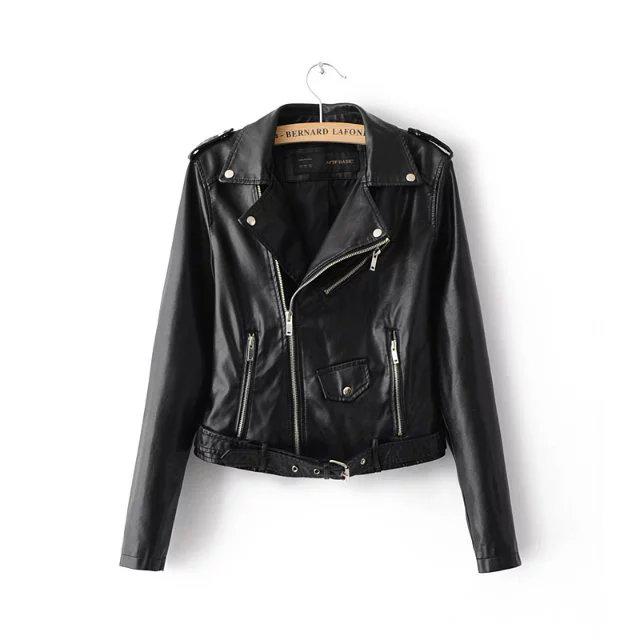 2019 Women's Faux Soft Leather Jacket