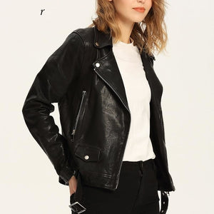 2019 Women's Faux Soft Leather Jacket